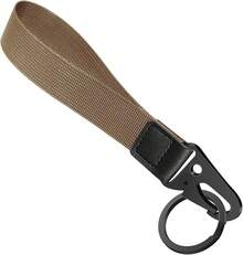 Universal Wrist Key Lanyard| Hands-Free Anti-Loss Strap, Adjustable & Unisex For Sports, Work & Outdoors - 卡其色 - 查看 3