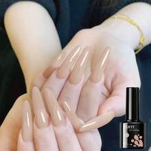 TARTU TARTU 8ml Esmalte de Gel de Gelatina - 7 Cores Vibrantes, Removível, Cura UV/LED, Rosa Nua, Vermelho Borgonha, Chocolat, Vermelho Rosa, Roxo, Laranja, Macaron Azul, Amarelo, Verde, Cor Semi-Permanente, Gel Semitransparente para Manicure, Base, Primer, Em Casa, Salão e Arte de Unhas, Presente para Mulheres