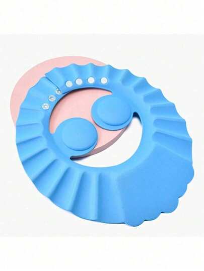 1pc Adjustable Shampoo Cap, Ear Protection Shower Cap, Shower Cap, Shower Products,Random Color Home Bathroom Decor Summer
