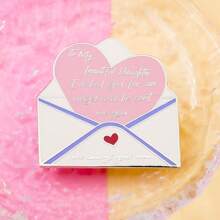 1pc Love Your Mom's Letter To You Enamel Brooch Angel Daughter Pin Mother's Day Gift Badge Accessories