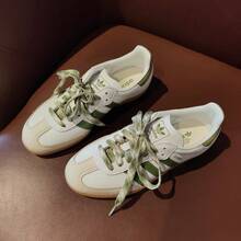 Adidas Originals SAMBA OG Women's Casual Sneakers, 2026 New Arrivals, Sports Lifestyle Shoes, Classic Trainers JS1352 - White - View 7