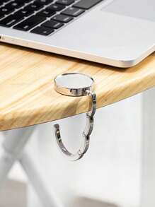 Organizador creativo para colgar bolsos, gancho para colgar bolsos, estante plegable para almacenamiento, llavero portátil, gancho de aleación para mesa, accesorio para organizar el hogar