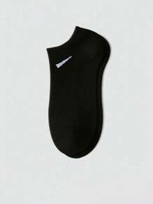 1 par de calcetines unisex, calcetines deportivos, calcetines cortos blancos/negros/grises, calcetines invisibles, de unicolor y estilo minimalista, adecuados para uso diario casual