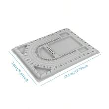 [3 Pcs Bead Tray] 1pc/2pcs/3pcs Bead Tray DIY Bead Design Plate, For Making Bracelets And Necklaces, Shaping Measurement DIY Tools