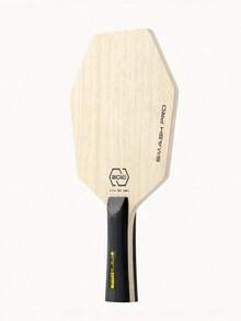 1 pieza Paleta de tenis de mesa con forma hexagonal, hoja de madera pura de cinco capas con forma especial - Albaricoque - Ver 6