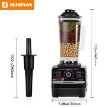 Nirva Nirva 700W 2.5L Digital Automatic Blender - Professional Commercial Blender, Juicer, And Food Processor, Suitable For Making Milkshakes, Fruit, And Dry Grinding, Easy To Clean, Suitable For Use In All Seasons.