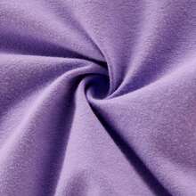 Conjunto Deportivo de Primavera y Otoño para Recién Nacida, Sudadera con Capucha y Manga Larga con Estampado de Letras + Pantalones, Ropa de Moda para Bebés Niña (2 Piezas) - Morado - Ver 5