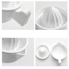 1 件装手动柑橘榨汁机 - 耐用塑料，适合柠檬和橙子，必备厨房工具 - 彩色 - 查看 5