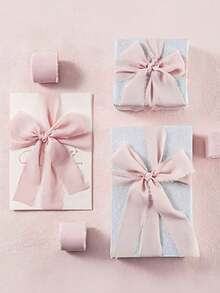 Fita de seda chiffon feita à mão, 4x500 cm, adequada para casamentos, banquetes, presentes, artesanato e atividades decorativas, meio ambiente, festivais, festas e embalagens para presentes de fim de ano, decoração de casa.