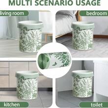 100个结实抽绳小垃圾袋，用于臭虫气味的小垃圾袋，浴室，厨房，卫生间，家庭，办公室和卧室，山茶花无撕裂垃圾袋