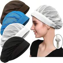 1pc Breathable Mesh Anti-Dust Hat For Cafeteria, Restaurant, Factory, Worksite, Kitchen, Chef, Non-Slip Sweatband, Suitable For Cooking, Dustproof, Oil-Proof, Breathable - Multicolor - View 11