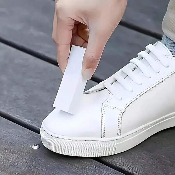 1/2PCS Magic Shoe Cleaner Eraser - Pro Grade Scuff Mark Remover For Suede, Leather & Nubuck Sneakers/Boots | Natural Rubber Reviver Stick With Travel Case | Gentle On-The-Go Care For Delicate Fabrics (Sneakerhead Approved)