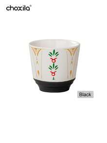 choxila 1个150毫升陶瓷咖啡杯，中东沙特咖啡杯，卡布奇诺蜡烛杯，节日礼物，适合下午茶、家庭聚会、餐厅、咖啡馆、露营等场合。 - 馬克杯 - 查看 10