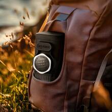 Cafetera portátil, aceite de café rico, máquina de café manual sin electricidad, cafetera de cápsulas y molida 2 en 1, tamaño compacto, ligera, adecuada para viajes, exteriores, hogar, dormitorio, oficina, uso en múltiples escenarios