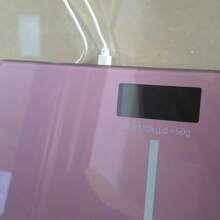 Dispositivo de pérdida de peso con pantalla LED, báscula corporal inteligente con carga USB, báscula electrónica de precisión para adultos en el hogar, la oficina y el baño, decoración para el hogar, decoración de otoño, de vuelta a la escuela