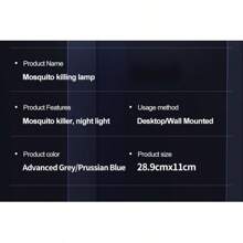 Powerful Electric Mosquito Killer, Efficient Indoor Mosquito Killer, Dual-Purpose Night Light And Mosquito Killer, Portable Electric Mosquito Killer, Mosquito Trap, Purple Light, Can Be Hung Or Placed On The Table, Suitable For Home Use And Outdoor Activities, USB Powered