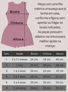 Macaquinho menina Infantil Ribana Soft - Conforto e Estilo para a sua pequena!