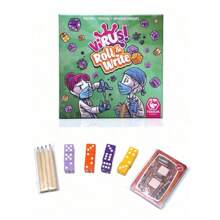 1set,Virus! Roll & Write Card Game - Strategic Dice-Rolling & Writing Challenge For Teens & Adults, Quick 15-20 Minute Pandemic-Themed Board Game With Dice Rolling & Strategic Thinking, Family-Friendly Game
