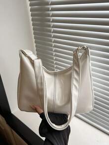 灯芯绒休闲百搭日系单肩斜跨手提包时尚学生简约饺子包