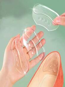 200pcs/2pcs Women's Silicone Heel Pads, Designed To Fit Snugly, Reduce Heels, And Prevent Heel Rubbing. These Heel Pads Are Thickened, Non-Slip, And Wear-Resistant, Making Them Comfortable For Long Periods Of Standing And Walking. Perfect For High Heels And Shoes, For Daily Commuting, Dating, Shopping, Or Holiday Gifts