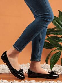 Women Flats - Black - View 3