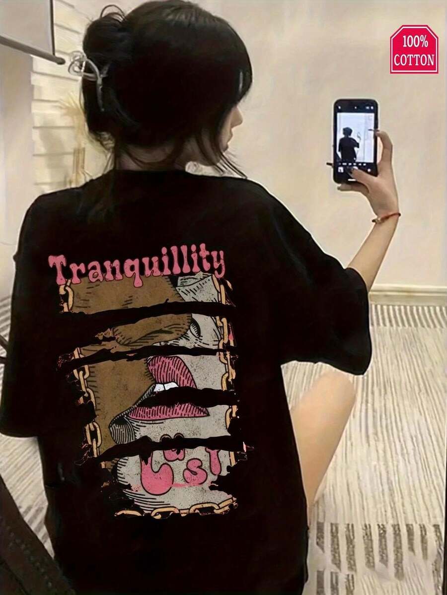 Women T-Shirts - Black - View 1