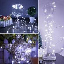 1 cái/7 gói/18 gói Đèn dây LED chạy bằng pin, Đèn cổ tích, Đèn nhấp nháy, Đèn trang trí cho phòng, Bình hoa, Bàn ăn, Đám cưới, Hoa, Tiệc tùng, Lọ thủy tinh, Đèn lồng - ánh sáng trắng - Xem 4