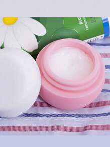 硅胶旅行面霜罐，便携式可重复灌装面霜瓶，带盖，小型乳液盒，可重复使用的化妆品容器，旅行必备 - 彩色 - 查看 4