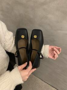 Women Knee-High Boots - 黑色 - 查看 2