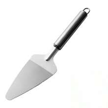 Cake Server With Round Tube Handle - Silver - View 1