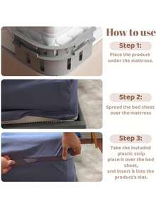 4 Giá đỡ ga trải giường có khóa, Giá đỡ ga trải giường góc, Kẹp ga trải giường chống trượt, Dây buộc nệm, Phù hợp với hầu hết các kích cỡ ga trải giường, Giá đỡ ga trải giường chống trượt để giữ ga trải giường cố định tại chỗ - Nhiều màu - Xem 7