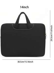 1 件简约轻便大容量笔记本电脑斜挎包，适合 11 英寸/13 英寸/14 英寸笔记本电脑、平板电脑、硬盘、充电器、旅行友好型电脑手提包，适合返校学校用品包，适合学校工作笔记本电脑包，适合女士 Mac Book Casemacbook Case 大学必备笔记本电脑内胆包 - 彩色 - 查看 13