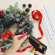 10 piezas/30 piezas/50 piezas/100 piezas Barras de pegamento termofusible transparentes, adhesivo para manualidades DIY, adecuado para pistola de pegamento, uso en oficina y hogar, barras de pegamento termofusible industrial