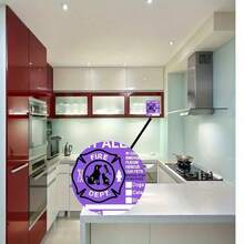 Waterproof UV-Resistant Pet Emergency Rescue Sticker, High Visibility, Easy To Apply, Suitable For Fire And Emergency Situations To Protect Our Cats And Dogs. Firefighters Will Use Warning Stickers To Rescue Our Loved Ones From Windows, Doors Or Houses. Essential Pet Supplies, Pet Safety Warning Sticker, Waterproof Fire Rescue Warning Sticker, Valentine's Day Pet Supplies, Ramadan - Multicolor - View 6