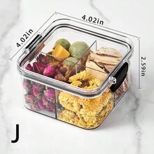 1-5Pcs Sealed Food Storage Containers - Kitchen Storage Containers, Multipurpose Kitchen Pantry Organizer For Sugar, Flour, Pasta, Peanuts, With Lid, Sealed - Black - View 11
