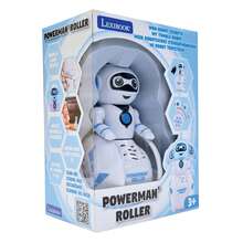 POWERMAN® Roller - Perfectly Balanced One-Wheeled Robot With Sound And Light Effects - Blue and White - View 6
