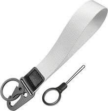 Universal Wrist Key Lanyard| Hands-Free Anti-Loss Strap, Adjustable & Unisex For Sports, Work & Outdoors - 白色 - 查看 1