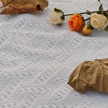 1 Pc Boho Style Picnic Mat Camping Blanket With Tassel Outdoor Camping Equipment Boho Style Tablecloth Sleeping Bag Moisture-Proof Mat Picnic Mat Suitable For Outdoor Picnic Holiday Party Decoration Bedroom/Living Room Decoration Outdoor Travel Valentine's Day Gift Home Decoration - White - View 9