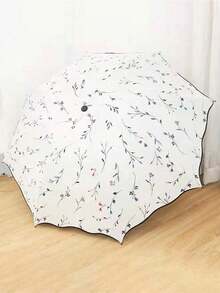 1PC Sunny And Rainy Umbrella, Travel Umbrella, Outdoor Sunscreen Umbrella, Summer Sunshade Umbrella, Windproof Sunscreen Umbrella, Compact Mini Umbrella - Waterproof Portable Lightweight UV Protection Windproof Easy To Carry Casual Folding Design With Carrying Bag - Great For Outdoor Activity, Travelling And Everyday Use, Spring Summer Picks,Brides Maid Gifts,Room,Bedroom Decor,Beach,Travel,For Men,For Women,Vacation,Cute Stuff - Multicolor - View 3