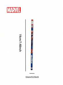 Marvel 12Pcs Marvel Officially Licensed Spider-Man Cartoon Character Pencil Set Anti-Break Core With Eraser Head Cute Cartoon High-Value Drawing Exam Stationery Supplies School Supplies Gifts For Friends And Family