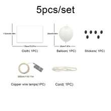 加大尺寸可爱恐怖鬼魂挂饰，适用于万圣节派对背景、酒吧聚会、狂欢之夜 - 彩色 - 查看 5