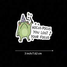 Nhãn dán "Bạn Mất Tập Trung" 3 inch. Hoàn hảo để thêm nét độc đáo cho không gian làm việc, trên sổ kế hoạch hoặc trong các buổi học! Sử dụng trong lớp học, tại nhà hoặc khi làm dự án. Lý tưởng cho học sinh, người đi làm và bất kỳ ai yêu thích thiết kế vui nhộn. Thể loại: Nhãn dán hài hước, Nghệ thuật truyền cảm hứng, Thiết kế phong cách sống, Trích dẫn vui nhộn. Nhãn dán này thêm nét vui nhộn cho đồ vật của bạn, đồng thời nhắc nhở bạn luôn đi đúng hướng. - 3inch/7,62cm - Xem 8