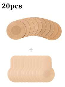 200 peças/100 peças/50 peças/40 peças/20 peças/10 peças Protetores Descartáveis para Mamilos, Sutiã Invisível Sem Costura e Respirável, Acessórios de Lingerie e Roupa Íntima Feminina, Vestidos de Festa de Decote Baixo, Sutiãs, Acessórios de Roupa Íntima, Protetores de Mamilo para Prevenir Exposição, Acessórios de Fotografia de Casamento, Acessórios de Vestuário de Casamento