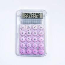 1 件装糖果色计算器学生办公静音计算器小巧便携手持计算器学校用品
