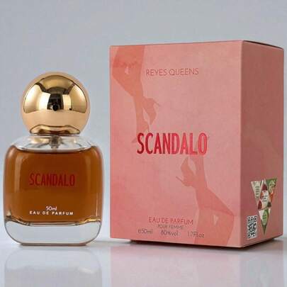 EverlyX Scan Dalo 50ml Eau De Parfum For Women - Intense Floral-Fruity Aroma With Great Hold - Elegant Presentation With A Gold-Capped Bottle - Ideal For Gifting Or Personal Use - ✅ 24/72h Delivery To Spain