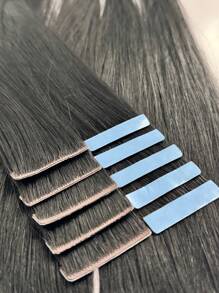 隐形接发带真人发无缝注射手工接发专业处女人发接发带渐变色 10 件（1#、2#、18P613#、60#） - S1 - 查看 2