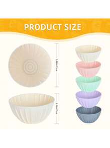 1pc Fermented Silicone Basket Baking Dough Rattan Basket Mold, European Bread Basket Proofing Bread Loaf Proving Basket, Homemade Breadmaking Tool