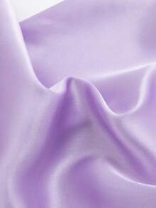 Girls Pajamas, Satin Silky Pjs Set Kids 2Pcs Button-Down Nightwear Sleepwear Gift For Kids - Màu tím hoa cà - Xem 8