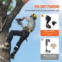 Tree Climbing Spikes Set Pole Spurs Gear Aluminum Adjustable Climber Gaffs - default - View 3