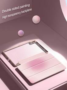 The Beautiful And Cute Pink Color-Coated Letter Double-Sided Acrylic Transparent Crystal Back Cover Is Shockproof. It Is Suitable For IPad 7th, 8th (10.2 Inches) And 10th Generation Protective Cases. It Has A Built-In Pen Slot And Supports Sleep And Wake Functions. It Is A Holiday Gift And A New Year Gift.